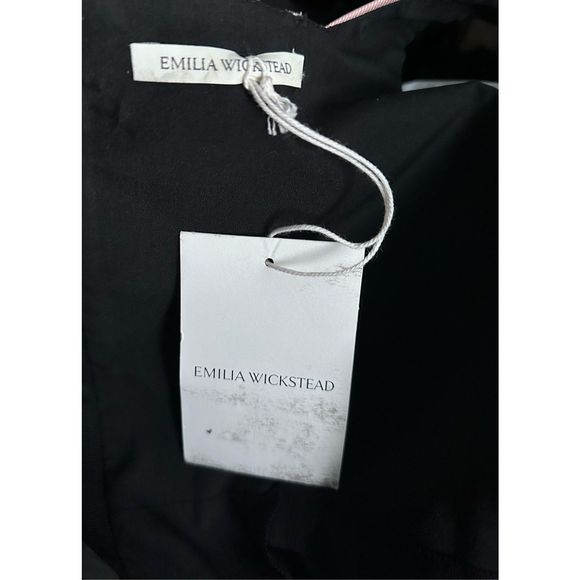 Emilia Wickstead Petrova Floral V-Neck Midi-Dress US 8 $1920 - Picture 12 of 13